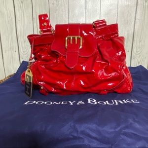 Dooney & Bourke Handbag Red Patent Leather Purse